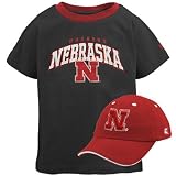 Nebraska Cornhuskers Infant One on One Cap & Tee Combo