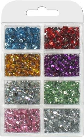Sortiment Acryl-Strasssteine zum Aufkleben ME13226