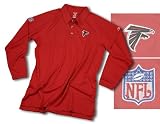 Atlanta Falcons TRACER Long Sleeve NFL Coaches Polo Shirt, Red