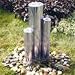 Trio Stainless Tubes Flowerbed Fountain