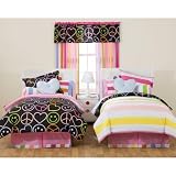 Little Miss Matched Peace Love Queen Bedding