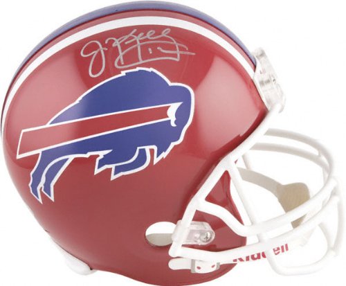 Jim Kelly Autographed Helmet | Details: Buffalo Bills, Riddell Replica Helmet