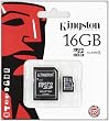 Kingston - Tarjeta de memoria microSDHC 16 GB