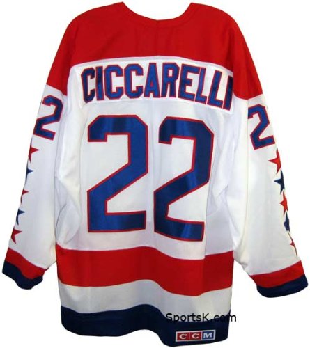 Vintage Washington Capitals Jersey (White): Customized Vintage Washington Capitals Jerseys (White)