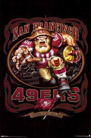 Trends San Francisco 49ers Running Back 22 x 34 Poster
