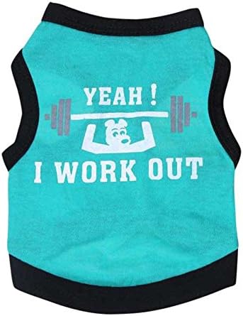JZN Pet Dog Summer T-shirt Vest Puppy Clothes Apparel Costume S