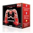 Playstation 2  Lava Glow Wired Controller in gift box - Red