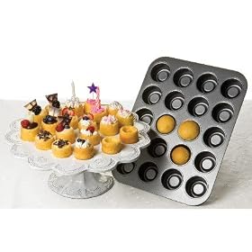Chicago Metallic 20-Cup Nonstick Tea Cake Pan by Chicago Metallic