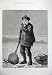 1875 Fine Art Print Young Boy Pan Heater Snow Roberts