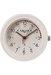 Dakota Nurse Clip Watch - White