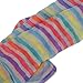 Bucasi Neon Rainbow Fashion Scarf with Grey and Neon Colors