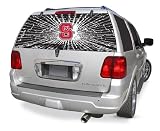 North Carolina State Wolfpack Shattered Auto Rear Window Decal