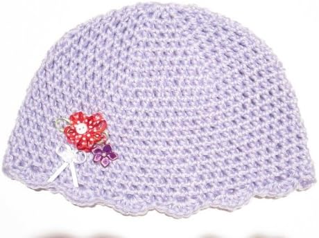 VTShop Kid's Beanies Hat 18" X 6.5" Flowers Lilac I