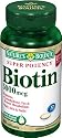 Nature's Bounty, Super Potency Biotin, 5000mcg, 60-Count (Pack of 2)