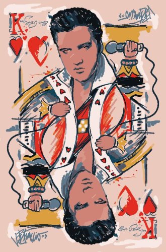 LA Rug Elvis King of Heart Rug 39
