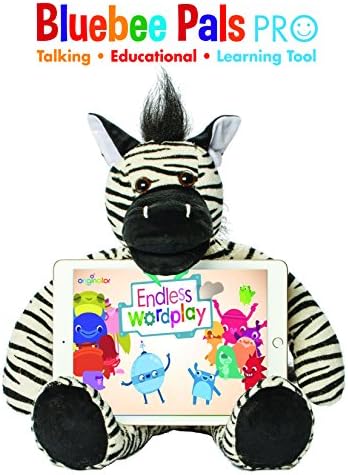 Kayle Concepts Bluebee Pal Pro The Zebra - Talking Plush Educational Learning Toy