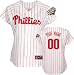 Philadelphia Phillies Women's Home Personalized Replica Jersey with 2010 World Series Patch