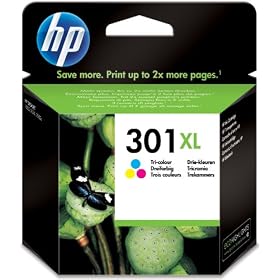 HP - 301XL - Cartouche d'encre d'origine - Tricolore