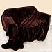 Luxury Soft Plush MINK Throw, EXTRA Large (200cm x 240cm- Suitable for King Size Bed or 2/3 Seater Sofa) Java Chocolate Brown by Viceroybedding