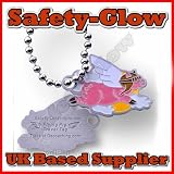 from CoinsandPins Travel Flying Pig Trackable Tag - for GeoCaching