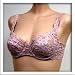  : Orlfa $56 Light Pink Floral Demi Unpadded Bra #1055 sz 34A 36A