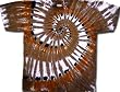 Sundog INDIAN GOLD Tie Dye Adult T-shirt Tee Shirt