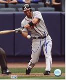 MLB Atlanta Braves Jeff Francoeur Swinging Autographed Photo