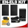 (2) CTA EN-EL9a Rechargeable Li-ion Batteries + Mini Battery Charger + Cleaning Kit for Nikon D5000, D3000, D60, D40x & D40 Digital Cameras