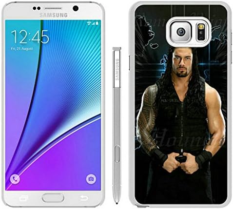 Samsung Galaxy Note 5 Cases Designed With Wwe Superstars Collection Wwe 2k15 Roman Reigns 14 White Case for Samsung Galaxy Note 5