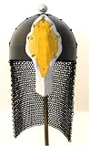 Arthurian Knight's Helmet with Chain Mail