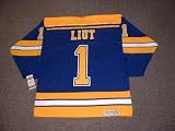 MIKE LIUT St. Louis Blues 1980 CCM Vintage Throwback Away Hockey Jersey