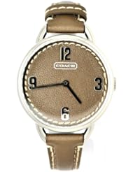 Coach Women Brown Leather Strap Watch 14501681