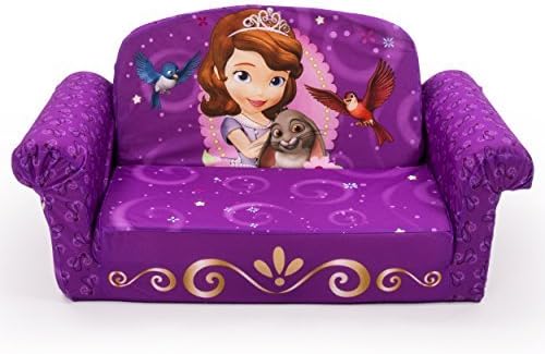 Marshmallow Fun Furniture Disney's Sofia the First Flip Open Sofa by Marshmallow Fun Furniture