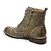 Ferro Aldo Mens HIGH Ankle Boots Military Combat Style LACE UP Zippered Shoes MFA-808561 / Brown