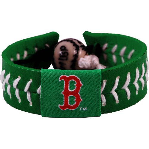 MLB Boston Red Sox St. Patricks Day Baseball Bracelet