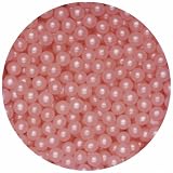 Pink Pearlised Sugar balls - (100g)