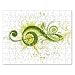 Jigsaw Puzzle Rectangular of Green Treble Music Clef