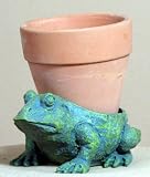 Frog Pot Holder - Great for Live Plant or Candle
