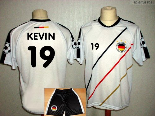 Deutschland Trikot “2012-2013″ + Hose mit Wunschname + Nummer Kinder Größe 140
