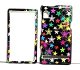Rainbow Star Snap on Hard Skin Faceplate Phone Shield Cover Case for MOTORO ....