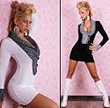 Sexy Damen Kleid Long Pulli mit Hochwertiger Strick Verarbeitung und edlem V-Ausschnitt in Gr. S (34/36)