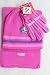Hello Kitty 3pc Set Gloves & Beanie Hat Scarf - PINK