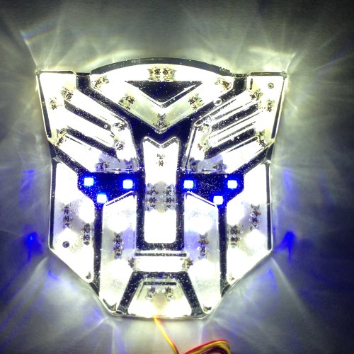 High Brightness Led Transformers Autobots Car Emblem White Huge Discount Luanth14516 High Brightness Led Transformers Autobots Car Emblem White Huge Discount Luanth14516