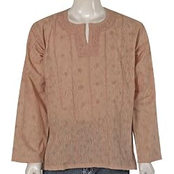 Shirts from India - Mens Casual Cotton Kurta Chest 44 inches