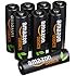 AmazonBasics AA High-Capacity Rechargeable Batteries (8-Pack) Pre-charged