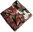 Security Blanket - Camo Minky/Chocolate Satin