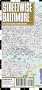 Streetwise Baltimore Map - Laminated City Center Street Map of Baltimore, Maryland - Folding pocket size travel map with light rail & metro