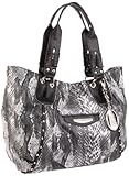 KATHY Van Zeeland  U-Turn H65905 Tote,Black/White,One Size