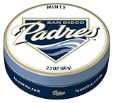 Team Tins Mints, San Diego Padres, Master Carton, 2.1-Ounce Tins (Pack of 10)