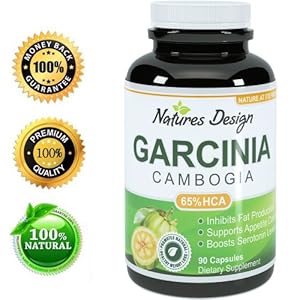 Purest Garcinia Cambogia Extract, Highest Grade & Quality HCA (Best Formula) ? Pure & Potent 1950 Mg ? Safe & Effective Weight Loss Supplement ? 90 Caps & Guaranteed By Natures Design